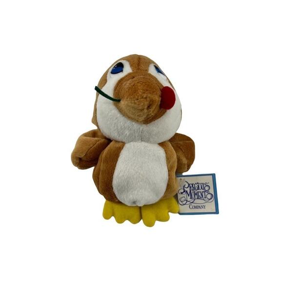 Vintage Precious Moments Pals Bird Plush Stuffed Animal Hopper No. 1736 Cherry - Picture 2 of 5